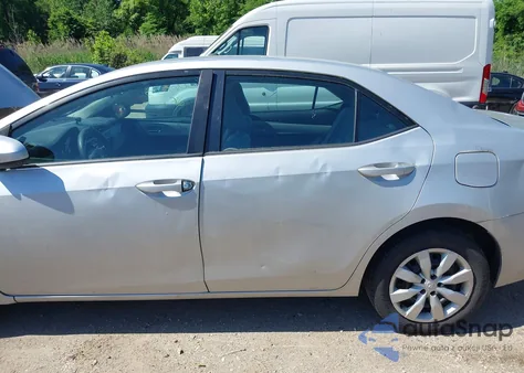 2014 Toyota Corolla Le z USA, uszkodzony, nr VIN 2T1BURHEXEC093124